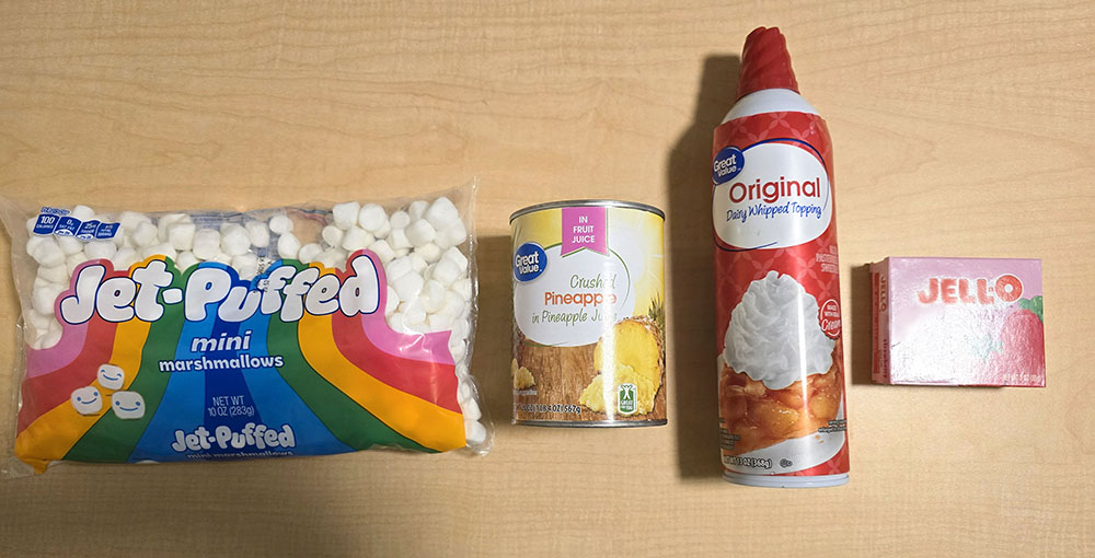 Pitcure of ingredients